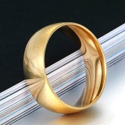 Picture of Steel Finger Ring- Fashionable Man's Finger Ring