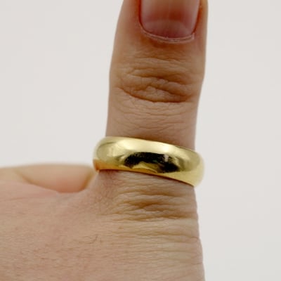 Picture of Fashionable New Finger Ring For Men- Finger Ring- Golden - Gold