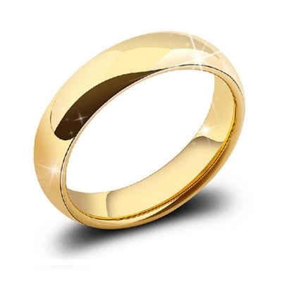 Picture of Stainless Steel Finger Ring For Men- Ring For Men - Gold