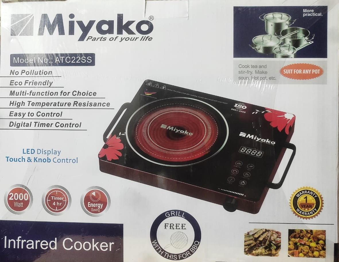 Picture of Miyako Infrared Cooker ATC-22SS (ANY PAN) Mixed-ATC22SS
