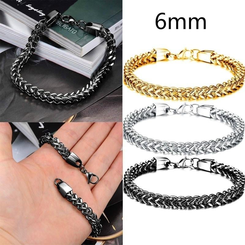 Picture of Fashion Charming Smple Square Snake Chain Bracelets