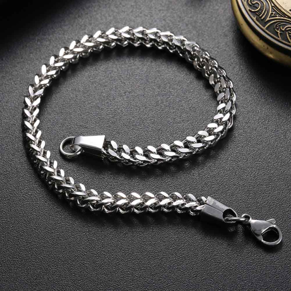 Picture of Mens Bacelets & Bangles Stainless Steel Chain Bracelet Jewelry Gift