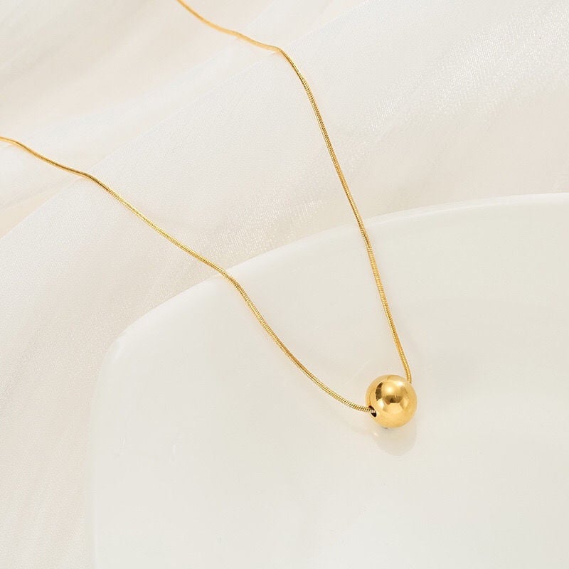 Picture of Korean Elegant Pearl Necklace For Women - Gold