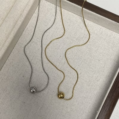 Picture of Korean stylish Girls Pearls Necklace For Woman