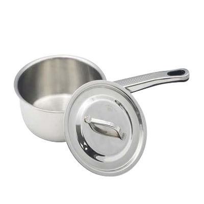 Picture of Stainless Steel Induction Sauce Pot with SS Lid and Handle 16CM 304 FOOD GRADE Silver16CM