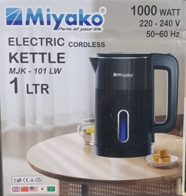 Picture of Miyako Automatic Electric Kettle 1 Ltr. MJK-101 / MJK-2409 / MK-10 Multicolor-MJK-2409, MJK-101