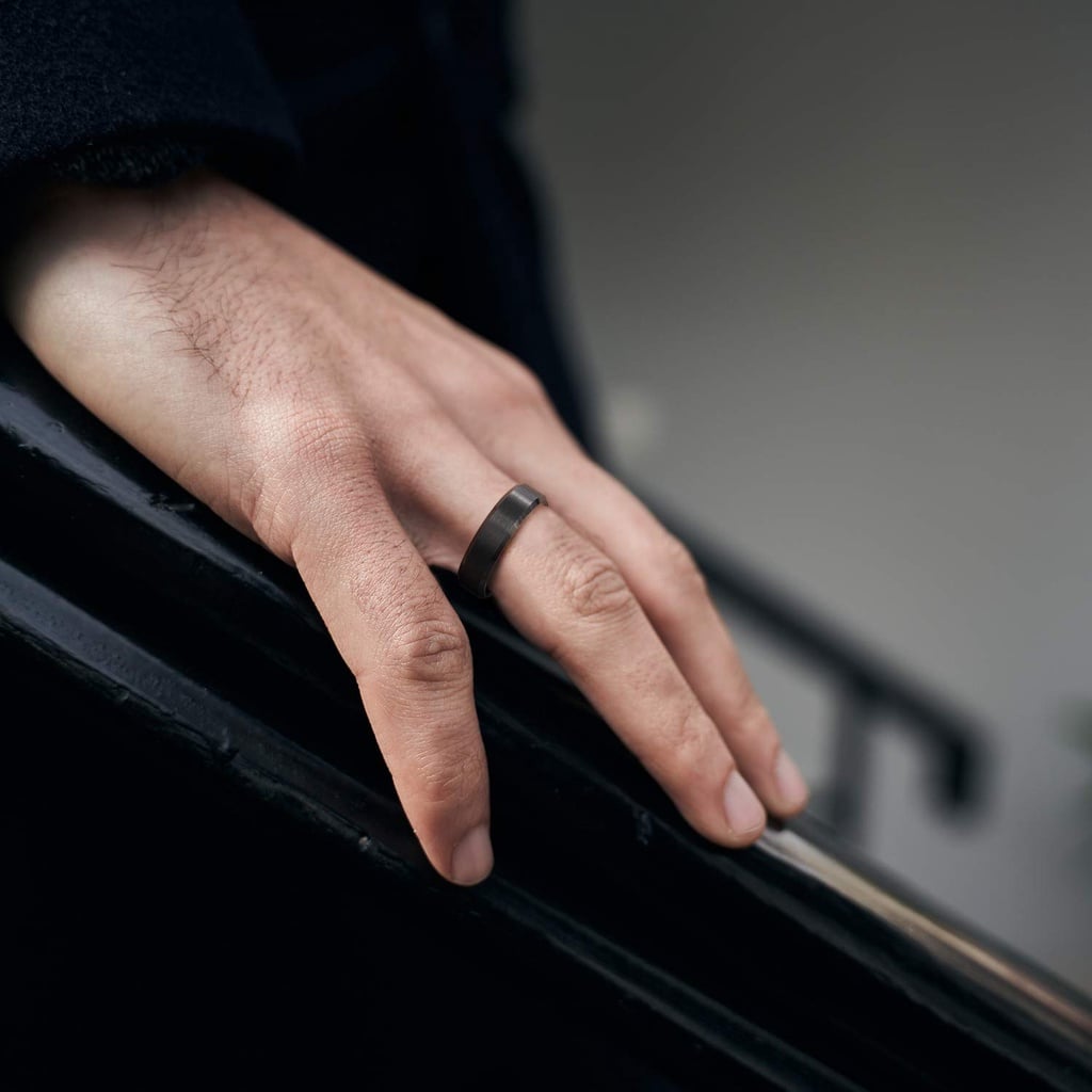 Picture of New Men's Fashion Vintage Trendy Finger Ring Stainless Steel Ring - Black