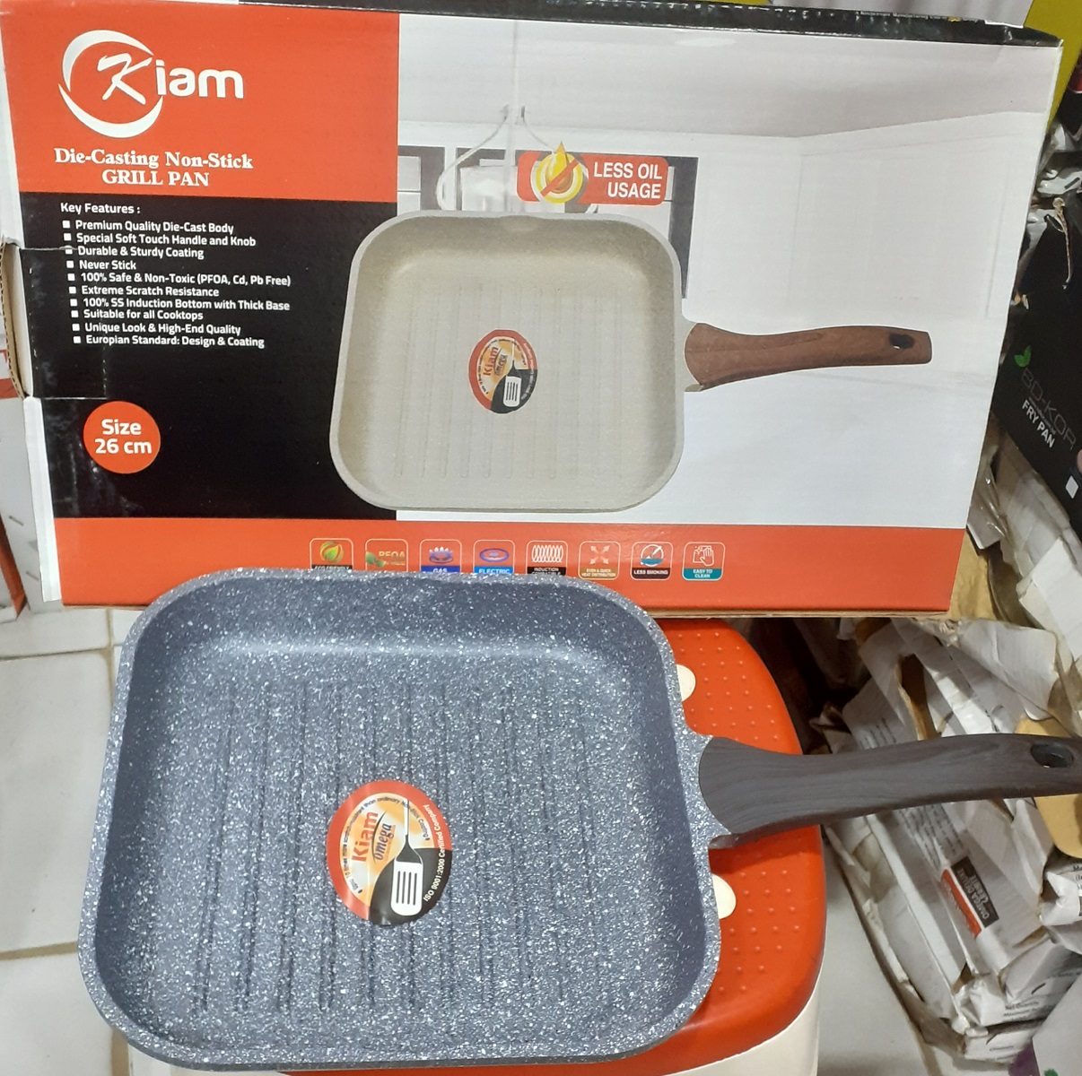 Picture of Kiam Die-casting 26cm Grillpan (Induction) DIECAST26
