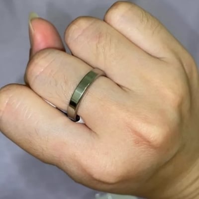 Picture of Stylish Men Stainless Steel Creative Finger Ring - Silver