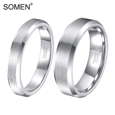 Picture of New Fashion Titanium Steel Type Ring- Silver - Silver