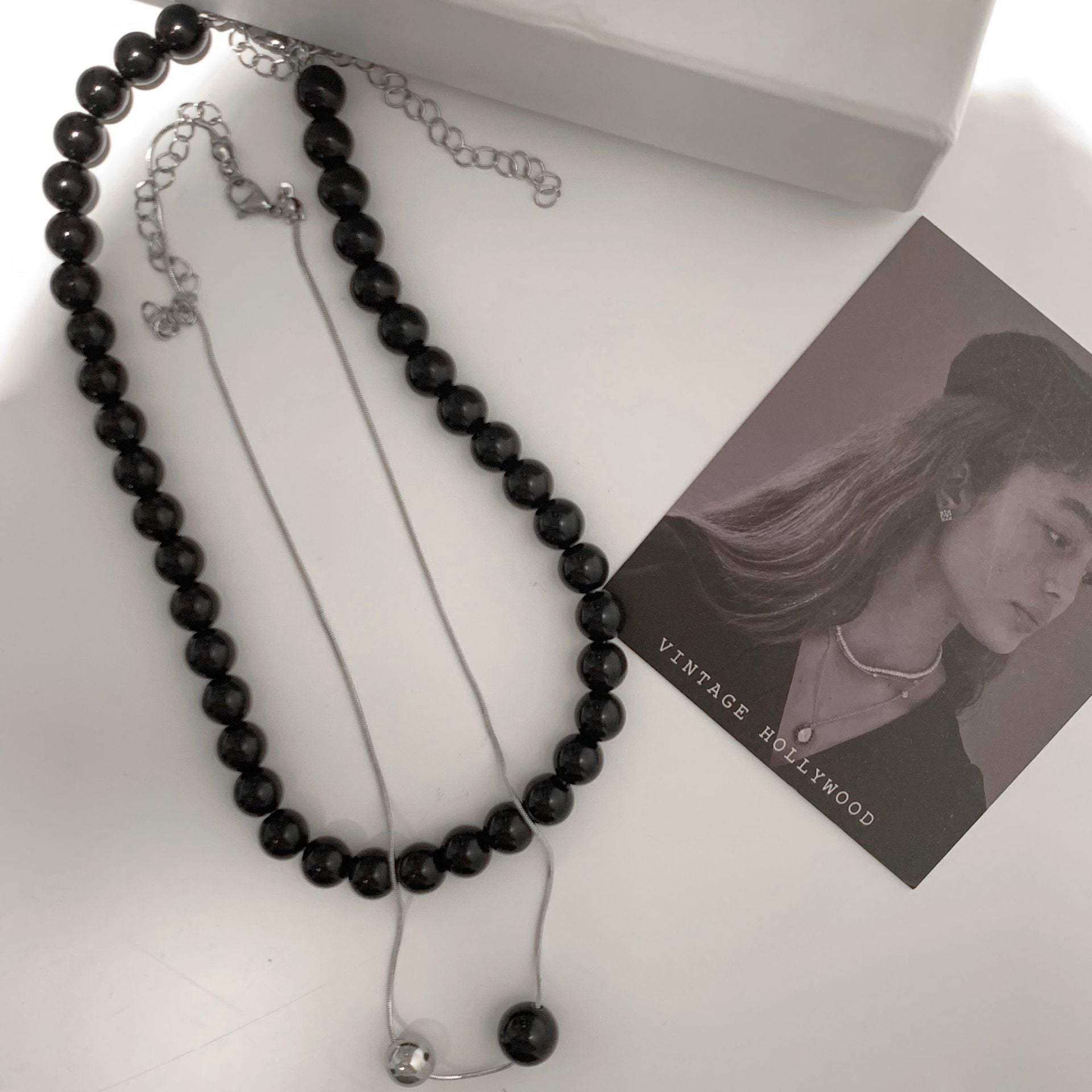 Picture of Korean Elegant Pearl Necklace Women's Fashion Jewelry Accessory