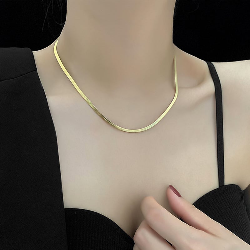 Picture of Fashion Snake Chain Jewelry for Women - Gold
