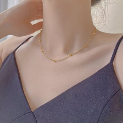 Picture of Trendy Fashion Snake Chain Necklaces for Women - Gold