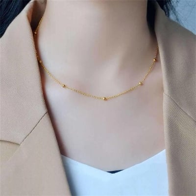 Picture of Classic Cuban stylish Simple Chain For Woman - Gold
