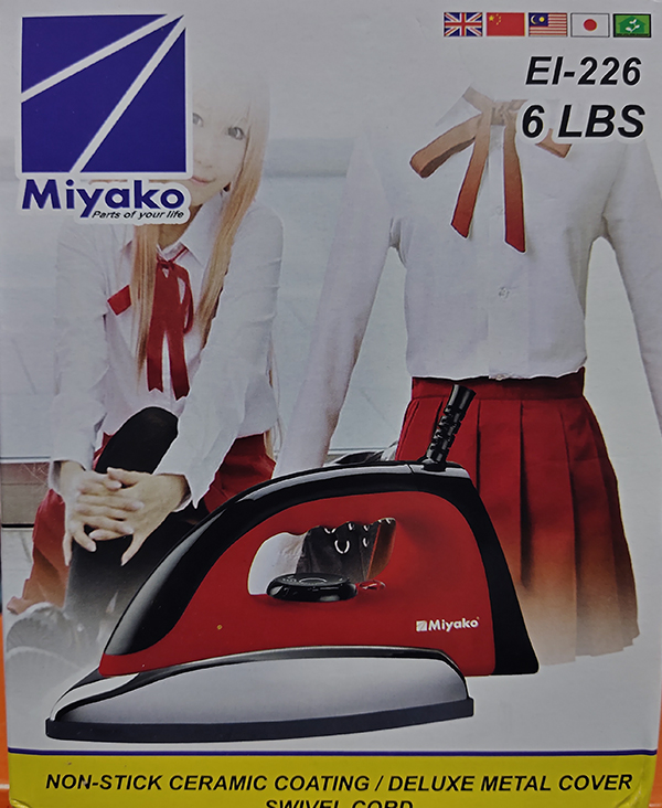 Picture of Miyako El-226 Automatic Electric Dry Iron Multicolor