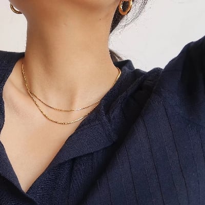 Picture of Classic Cuban stylish Simple Necklace For Woman