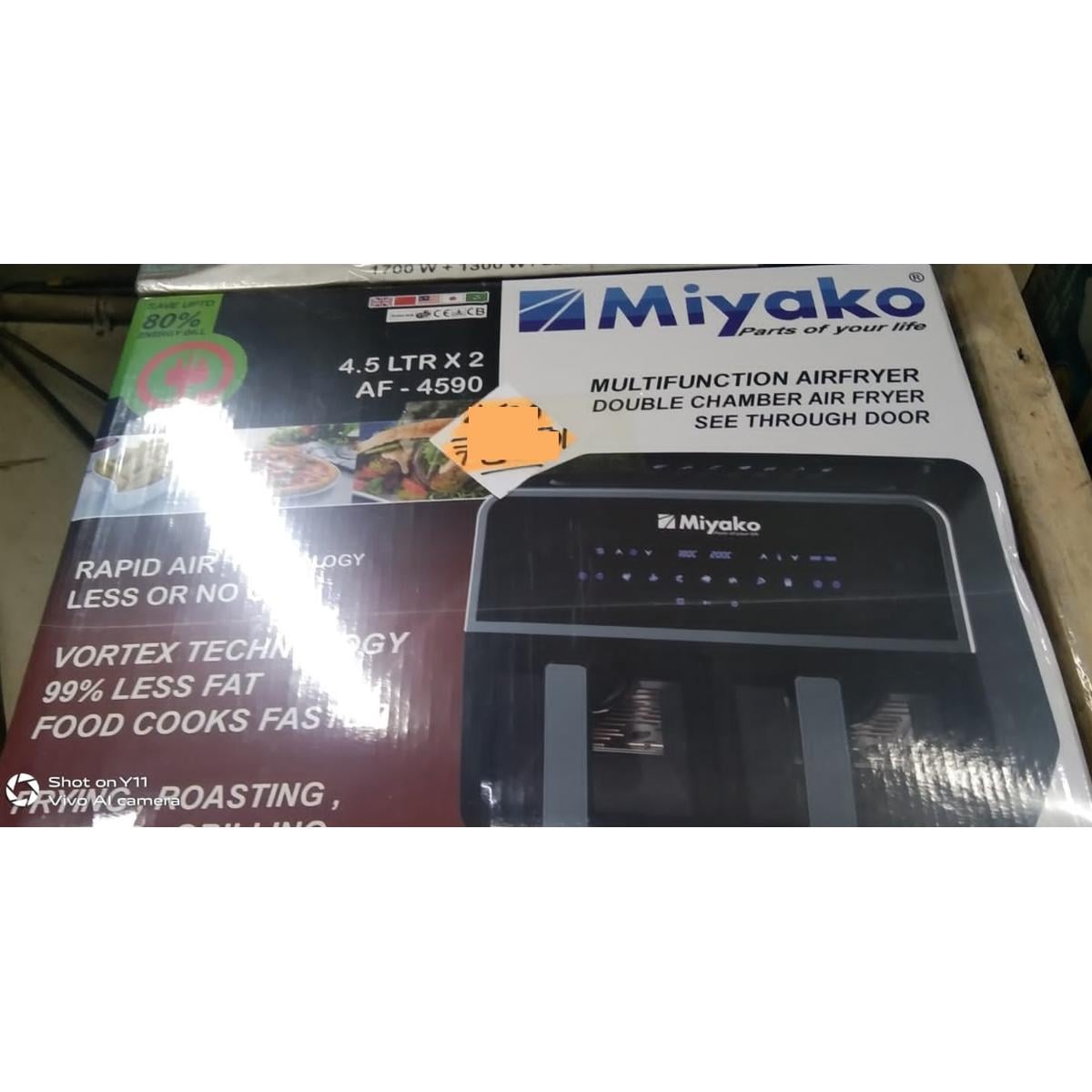 Picture of Miyako Digital Double Chamber Air Fryer AF-4590 Multicolor