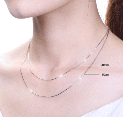 Picture of Fashion Woman Stainless Steel Heart Charm Love Necklace