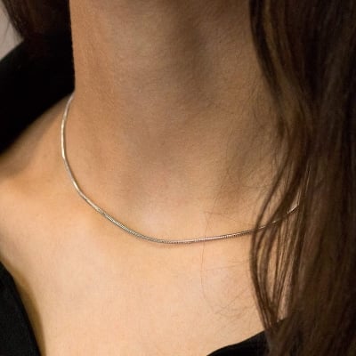 Picture of Fashion Woman Stainless Steel Heart Charm Love Necklace