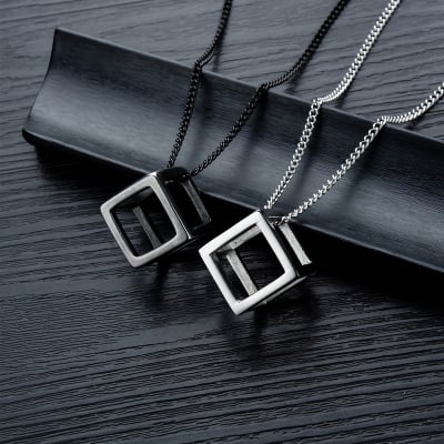 Picture of Stainless Steel Stylish Chain with Locket For Men's