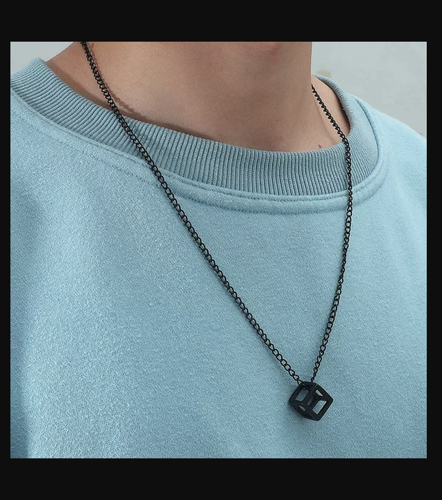 Picture of New Fashion Vertical Bar Necklace for Men