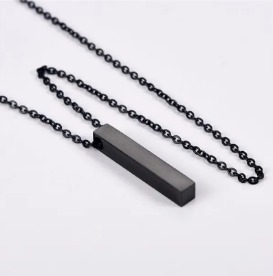Picture of Black Color Metal Chain for Men - Black