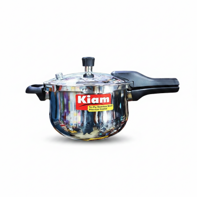 Picture of Kiam Stainless Steel Pressure Cooker KSPC-3.5L (3.5 Liter) WITH INDUCTION BOTTOM Multicolor