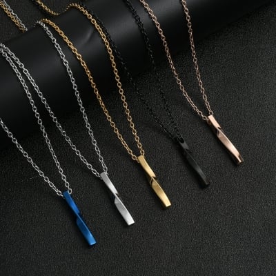 Picture of Fashionable Geometric New Fashion Necklace For Men