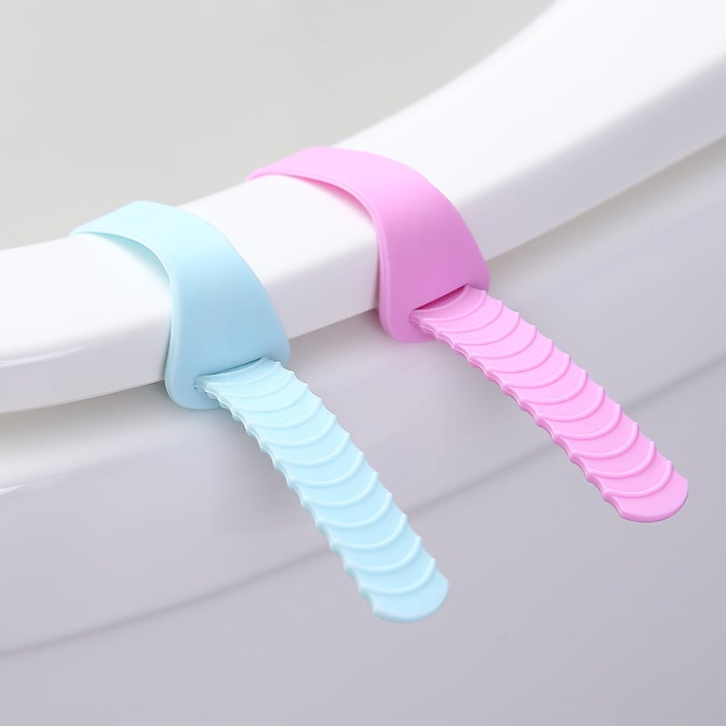 Picture of Silicone Toilet Lid Seat Raise Lifter Handle, Avoid Touching Bacterial and Stains