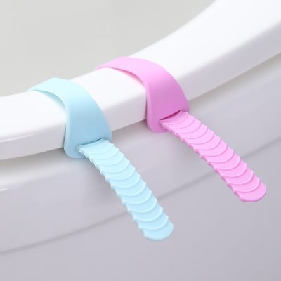 Picture of Silicone Toilet Lid Seat Raise Lifter Handle, Avoid Touching Bacterial and Stains