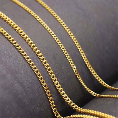 Picture of Fashion Woman 18k Gold Plated Stainless Steel Heart Charm Love Chain Necklace - Gold