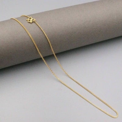 Picture of Fashion Woman 18k Gold Plated Stainless Steel Heart Charm Love Chain Necklace - Gold