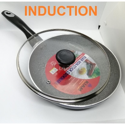 Picture of Kiam frypan 26CM with glass lid (Induction) Multicolor