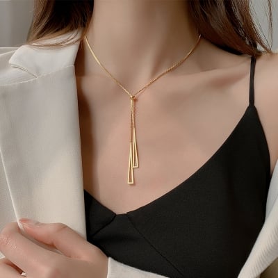Picture of Simple Women Jewelry Alloy Heart Necklace - Gold