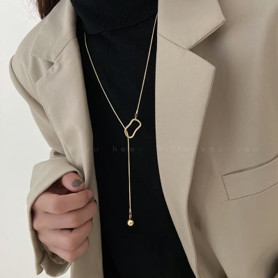 Picture of New Neck Necklace For Women Wedding Jewelry - Gold