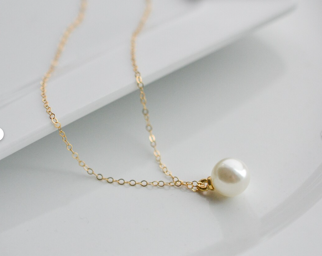 Picture of Korean Pearl Chopsticks Necklace Ins Girl New Fashion Women - Gold