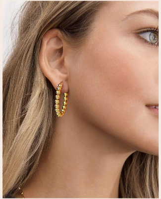 Picture of 1Pair Fashionamble Round Ear Ring For Women- Potti Ear Ring