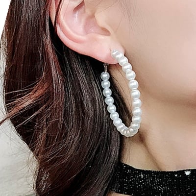 Picture of 1Pair Fashionamble Round Ear Ring For Women- Potti Ear Ring