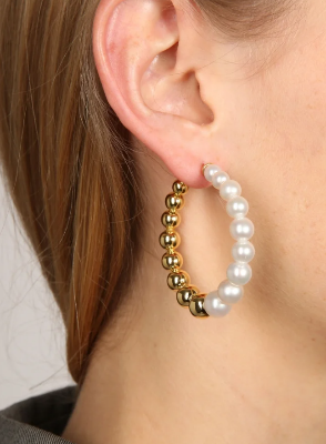 Picture of New Fashion Fine Crystal Round Drop Earrings- 1Pair