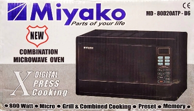 Picture of Miyako 20L Microwave Oven D6 Model Kitchen Appliance Multicolor