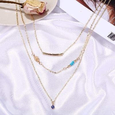 Picture of Elegant Delicate Pearl Clavicle Necklace for Women Fashion Girl Jewelry