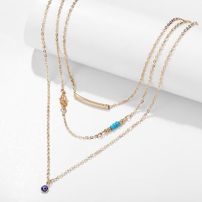 Picture of Elegant Delicate Pearl Clavicle Necklace for Women Fashion Girl Jewelry