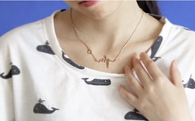 Picture of Korean HardShape Necklace Ins Girl New Fashion Women - Gold