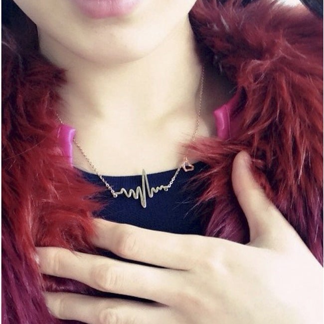 Picture of Korean HardShape Necklace Ins Girl New Fashion Women - Gold