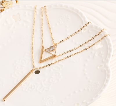 Picture of Necklaces Stylish Women- Fashion Necklaces For Women - Gold