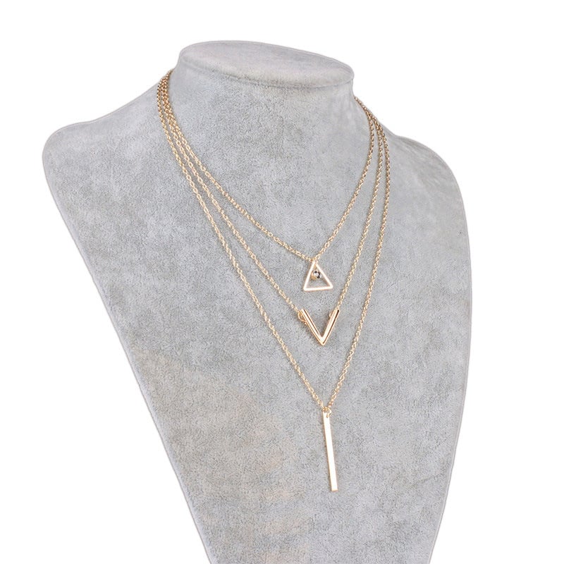 Picture of Necklaces Stylish Women- Fashion Necklaces For Women - Gold