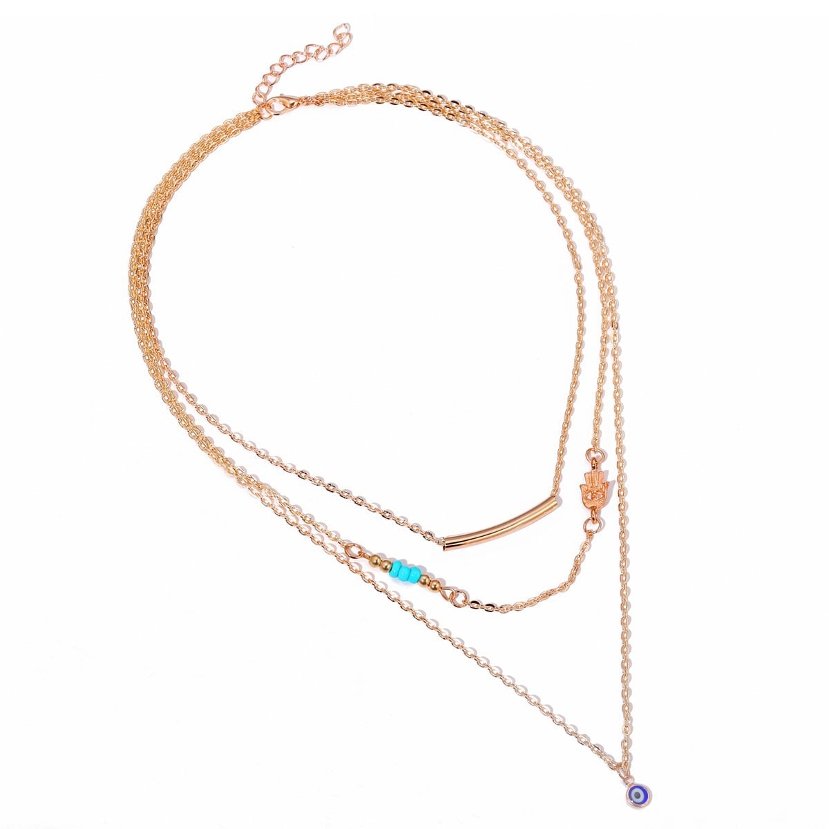 Picture of Steel New Stylish Client Necklace for Ladies