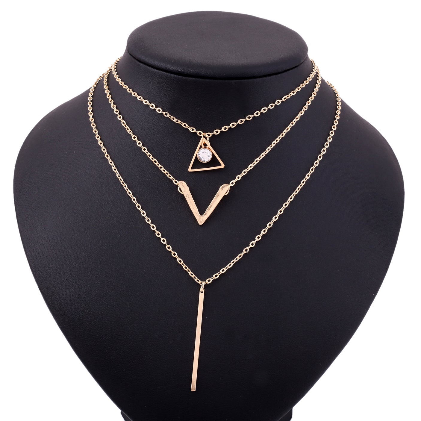 Picture of Simple Stylish Triboz Necklace for Women - Gold