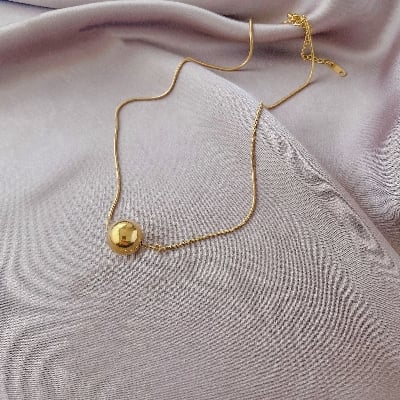 Picture of Fashion Trend Elegant Exquisite Pearl Clavicle Necklace Ladies Senior Jewelry Birthday Party Gift - Gold