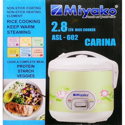 Picture of Miyako 2.8 Liter Family Size Rice Cooker ASL-602 Multicolor-ASL602